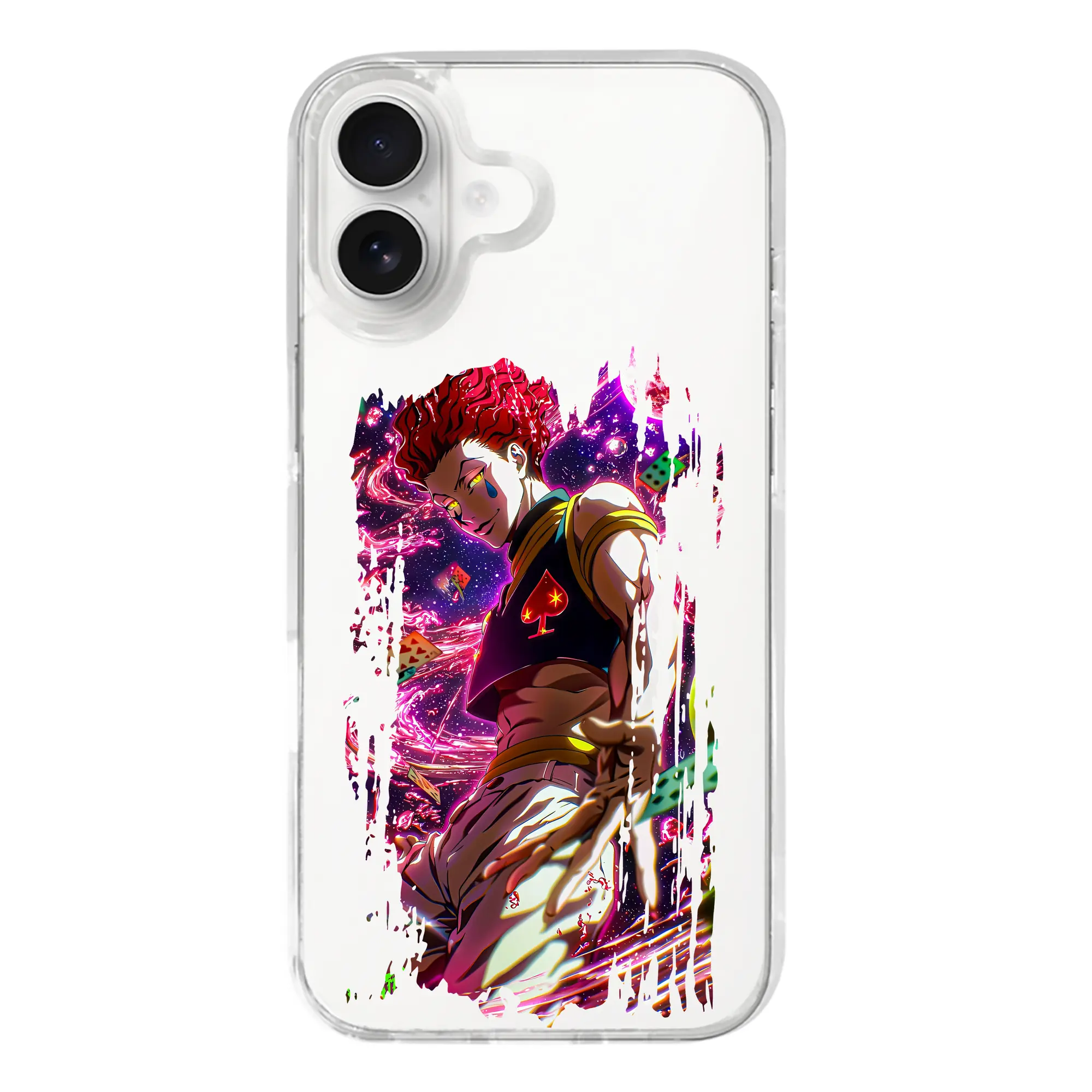 ハンター×ハンター グッズ ヒソカ＝モロウ - iPhone 17シリーズ 透明スマホケース – 薄型・耐衝撃・精密フィット保護カバー